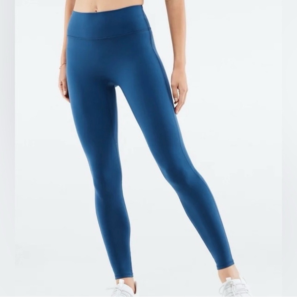 FABLETICS Navy Peony Anywhere Motion365 High-Waisted Legging Active‎ Gym Size XS